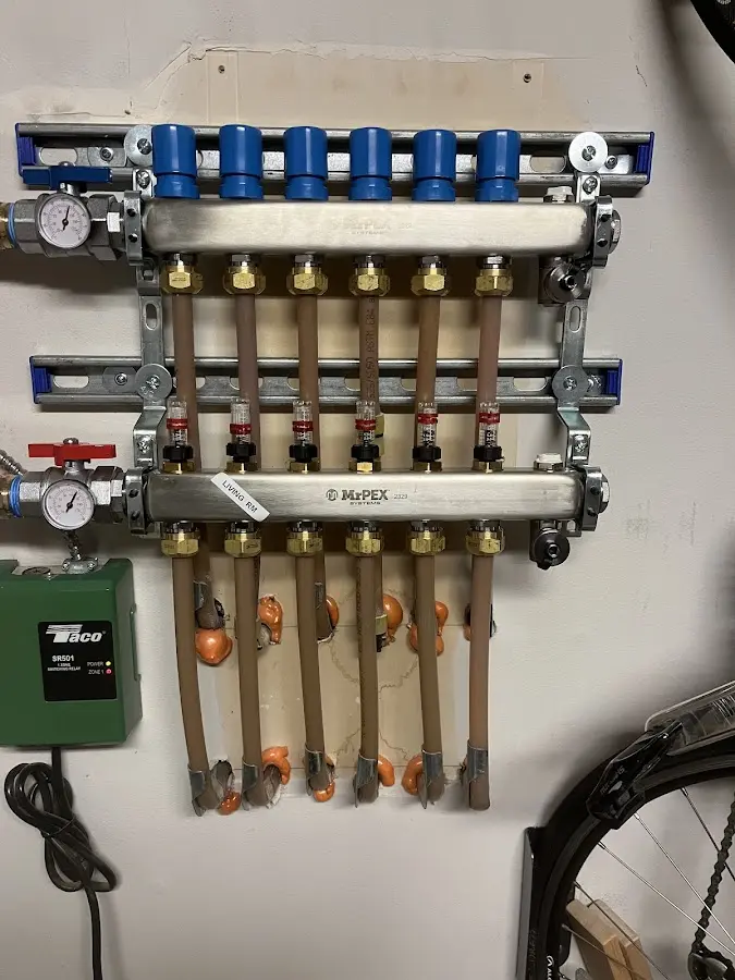 Plumber performing Leak Detection at a residential property in Farmerville